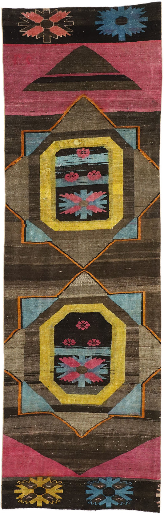 3 x 10 Vintage Turkish Oushak Rug 52055