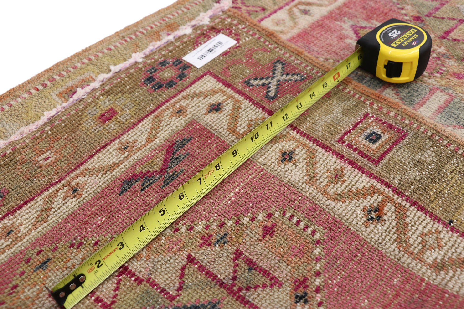 3 x 12 Vintage Turkish Oushak Rug 52059