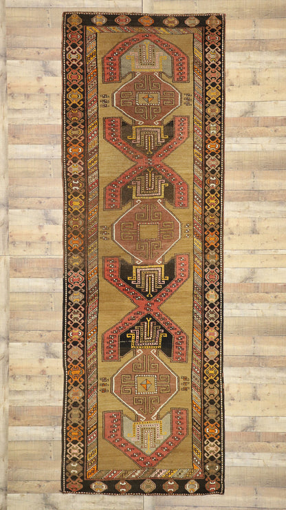 5 x 13 Vintage Turkish Oushak Rug 52062