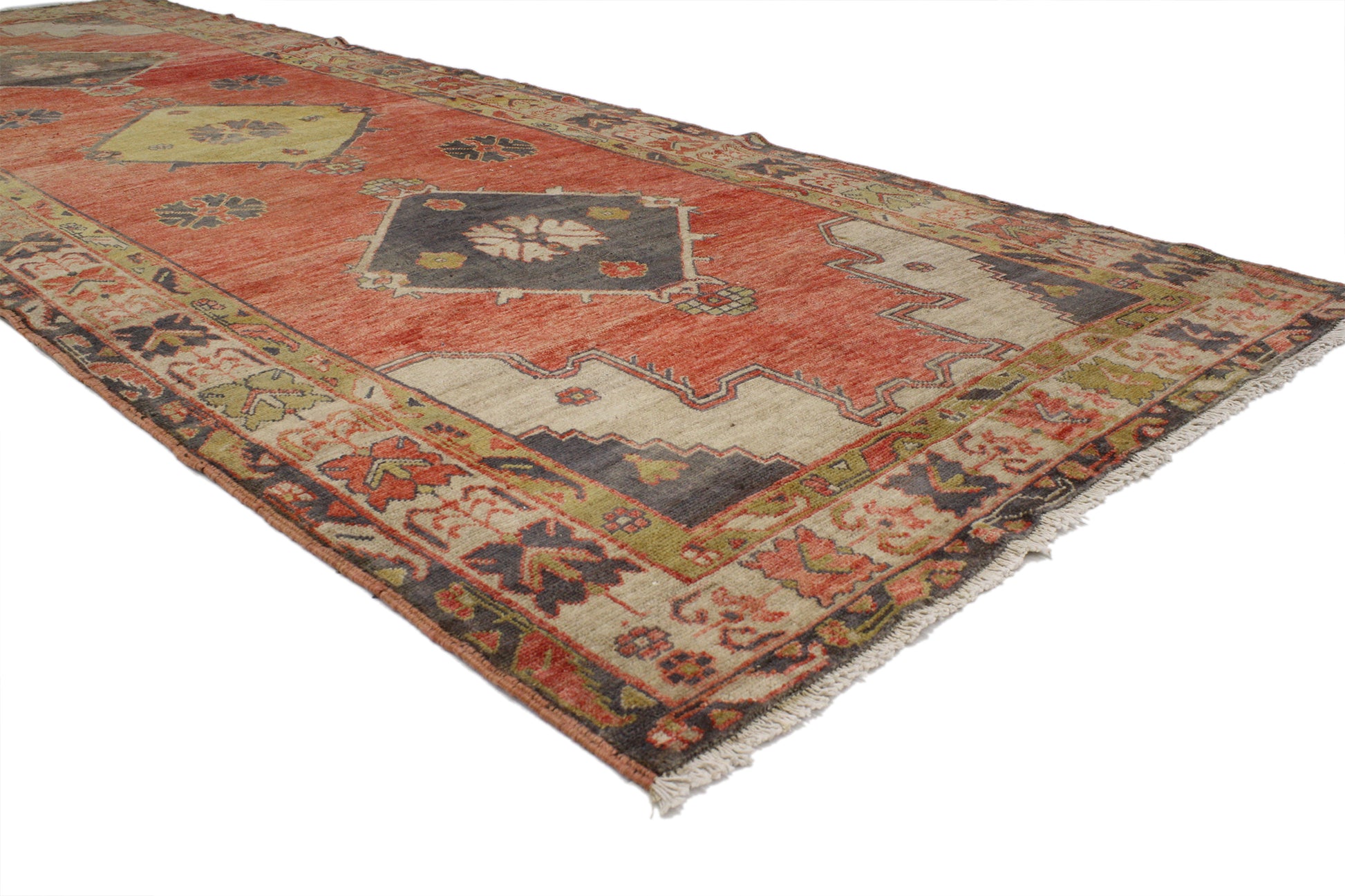 5 x 13 Vintage Oushak Rug 52063