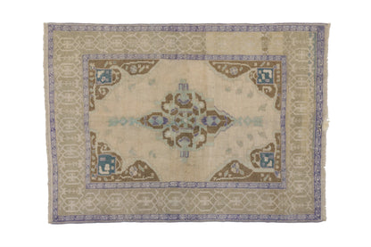 4 x 5 Vintage Oushak Rug 52075
