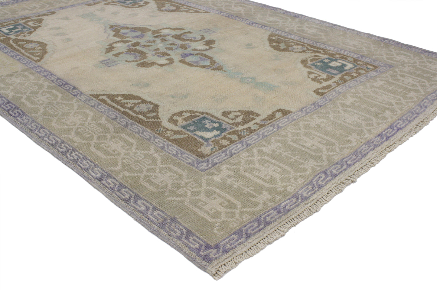4 x 5 Vintage Oushak Rug 52075