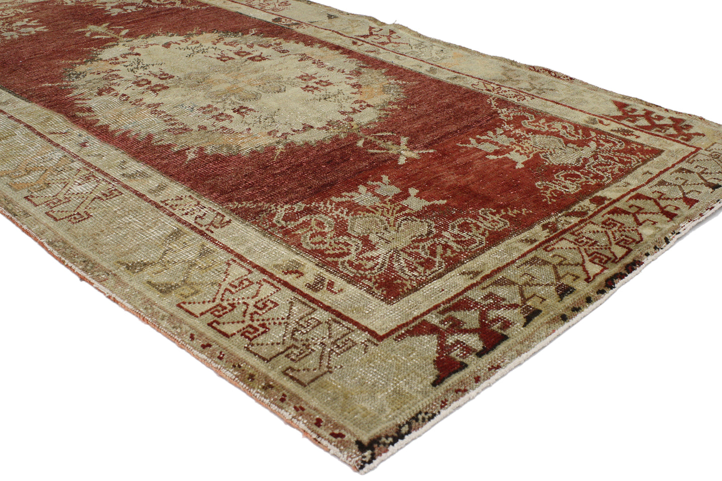 3 x 6 Vintage Oushak Rug 52078