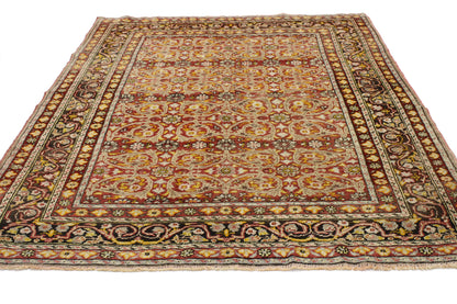 4 x 6 Vintage Turkish Oushak Rug 52080