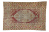 4 x 6 Vintage Turkish Oushak Rug 52081