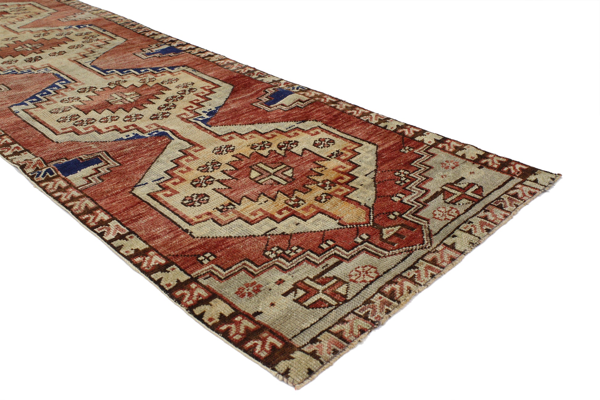 2 x 9 Vintage Oushak Rug 52085