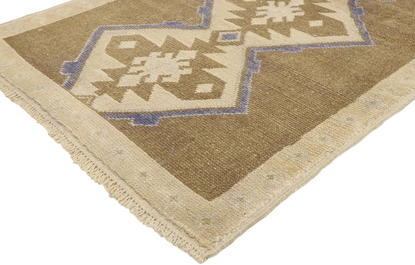 3 x 5 Vintage Turkish Oushak Rug 52088