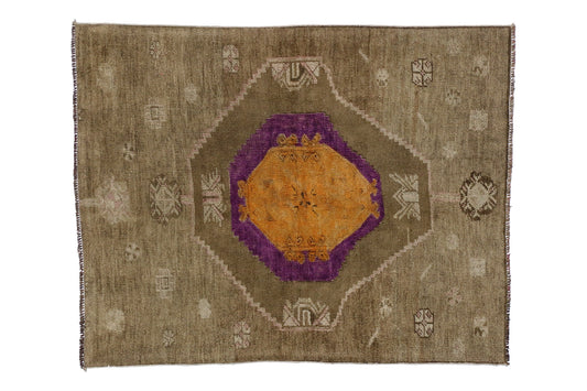 4 x 5 Vintage Oushak Rug 52090