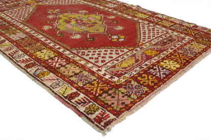 3 x 5 Vintage Turkish Oushak Rug 52091