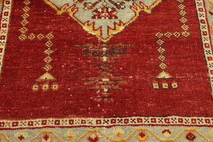 2 x 4 Vintage Turkish Oushak Rug 52095