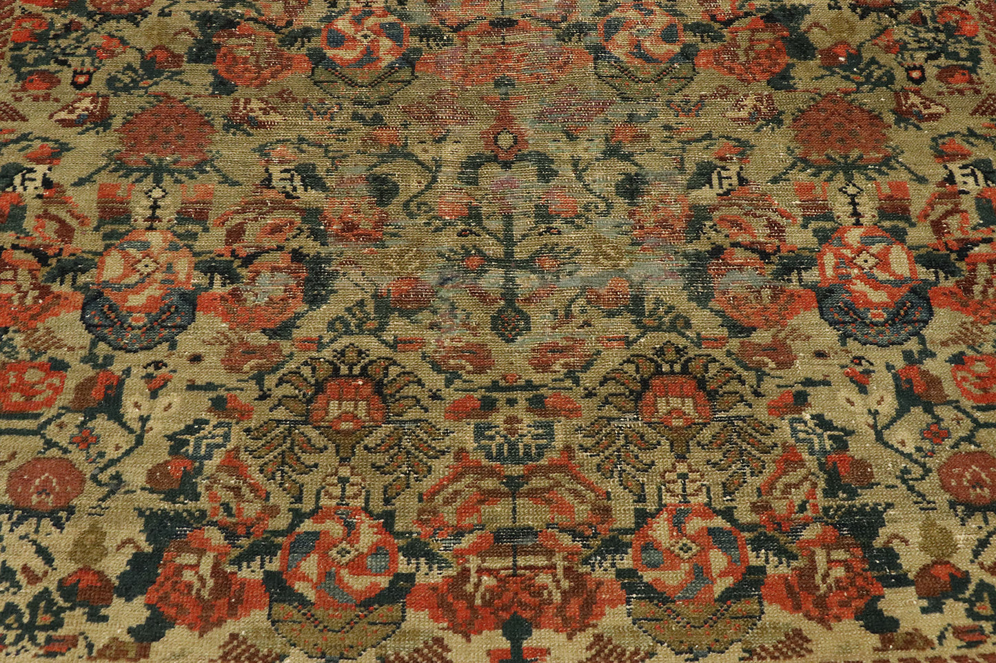 3 x 3 Vintage Turkish Oushak Rug 52097