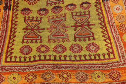 3 x 5 Vintage Turkish Oushak Prayer Rug 52099