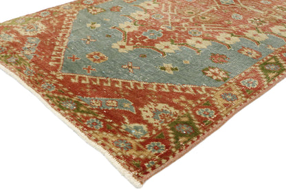 3 x 5 Vintage Turkish Oushak Rug 52102