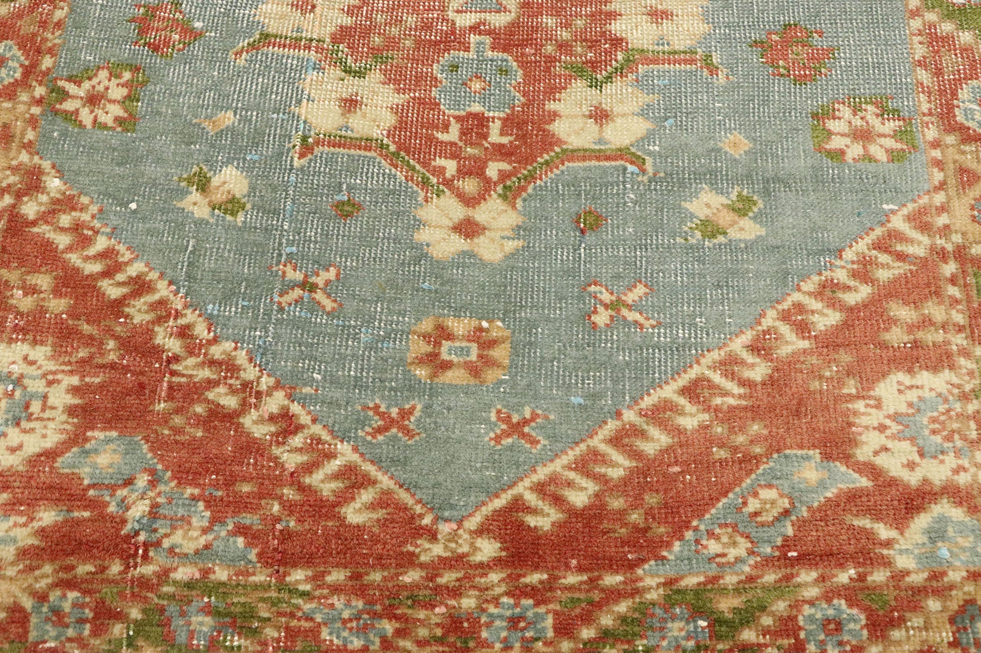3 x 5 Vintage Turkish Oushak Rug 52102