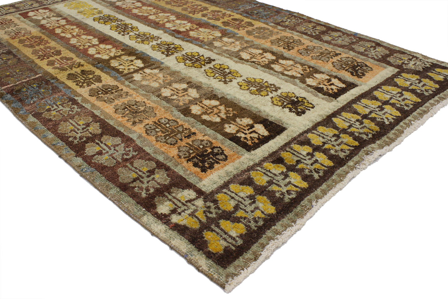 3 x 5 Vintage Turkish Oushak Rug 52103