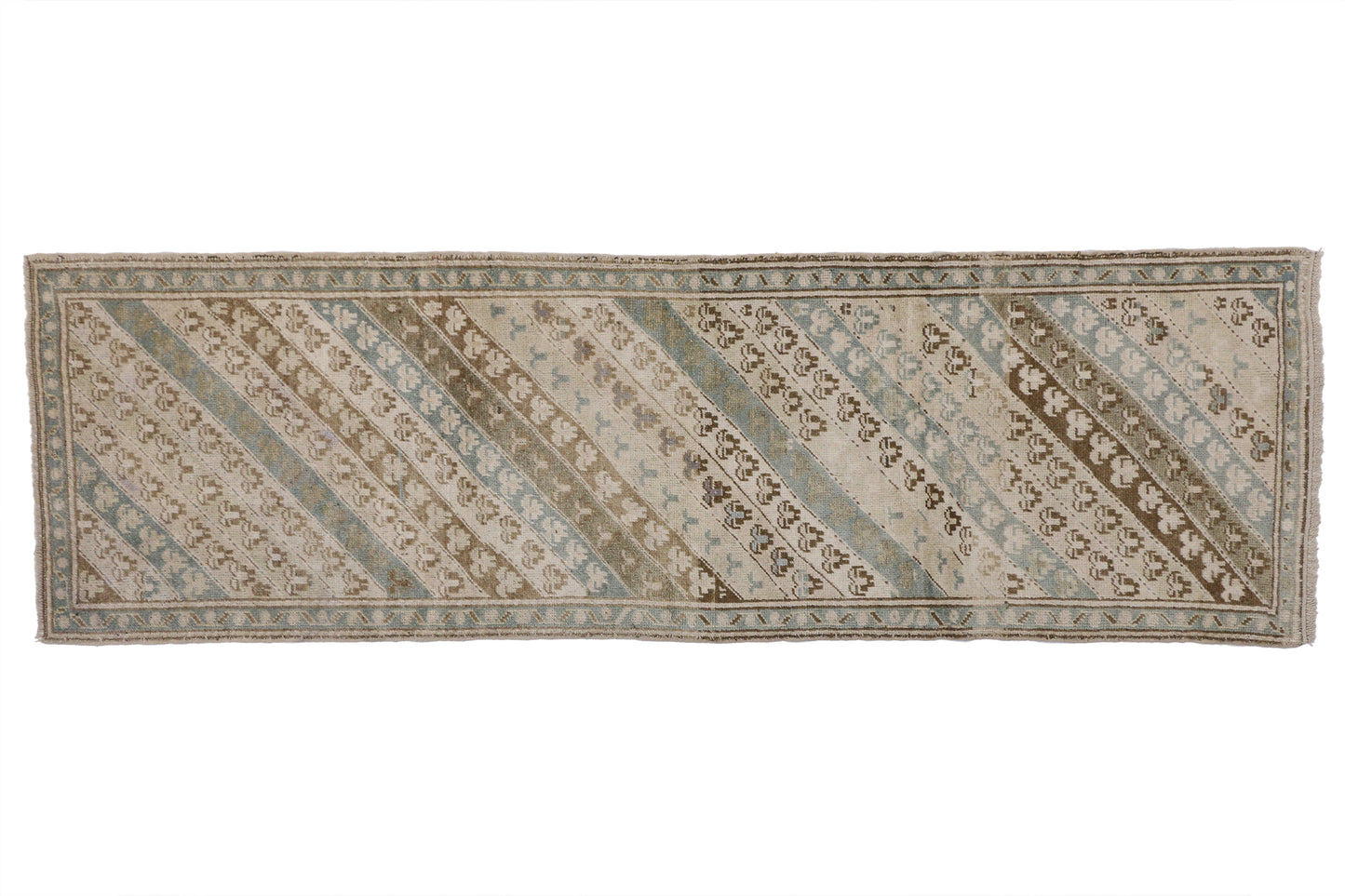 3 x 8 Vintage Oushak Rug 52106