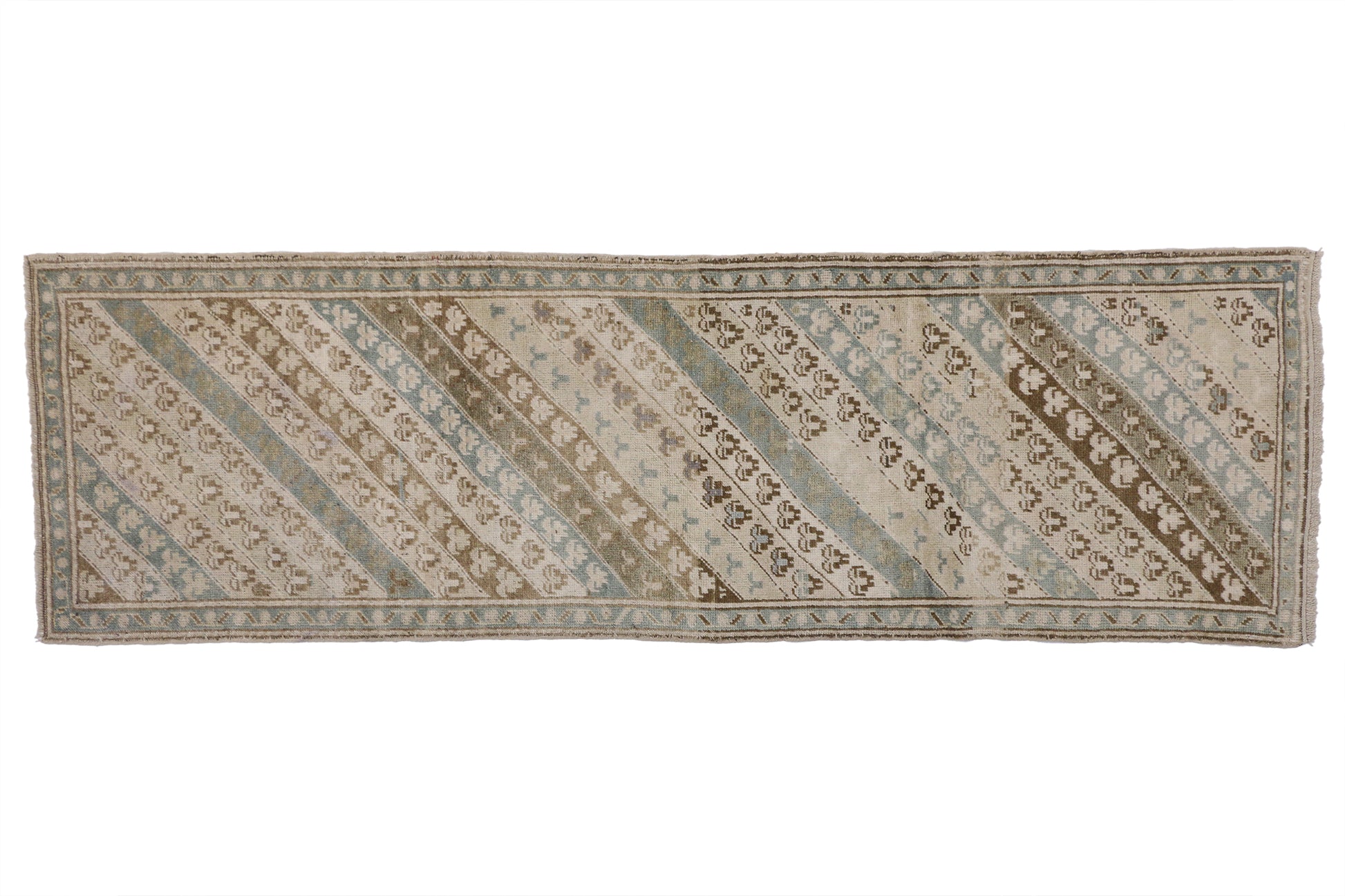 3 x 8 Vintage Oushak Rug 52106