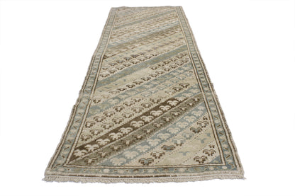 3 x 8 Vintage Oushak Rug 52106