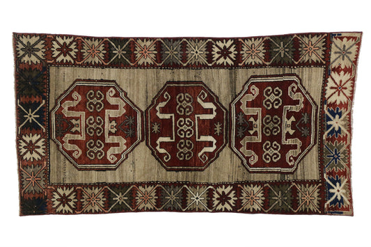 4 x 7 Vintage Turkish Oushak Rug 52109