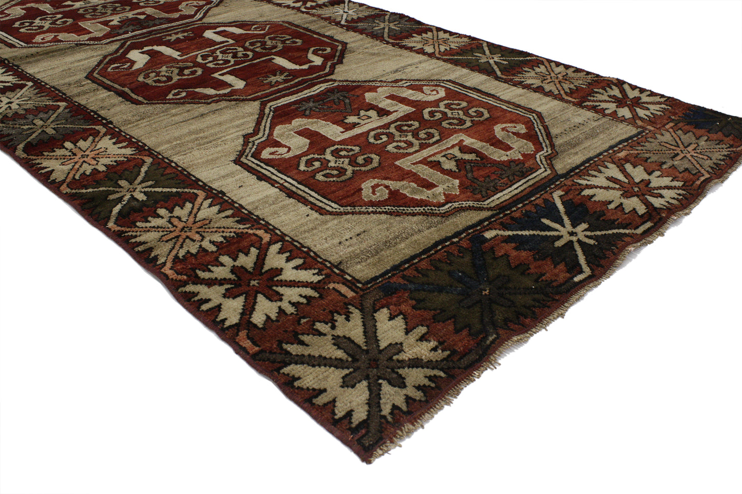 4 x 7 Vintage Turkish Oushak Rug 52109