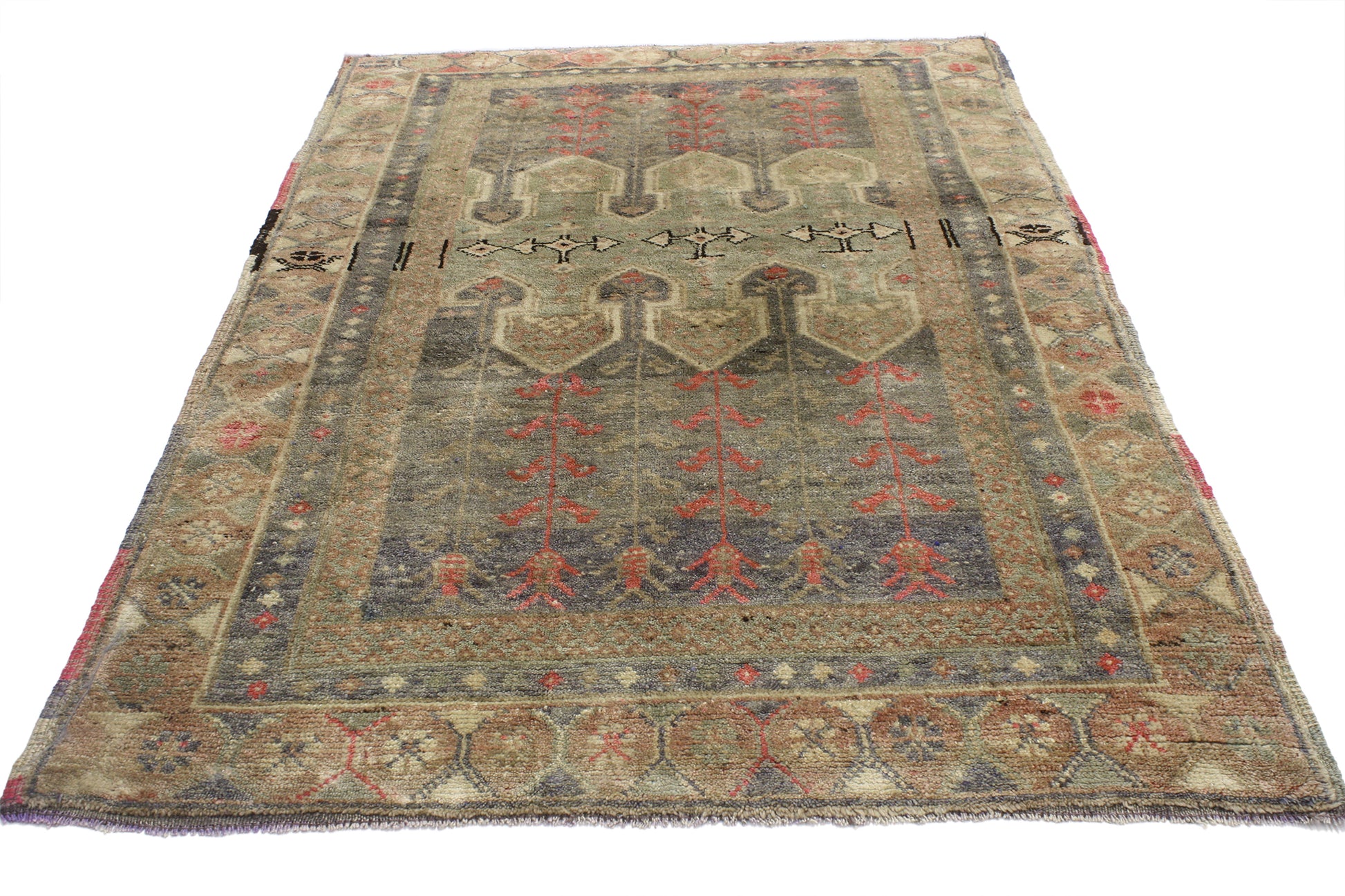 3 x 5 Vintage Oushak Rug 52112