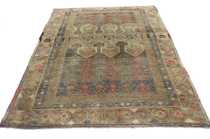 3 x 5 Vintage Oushak Rug 52112