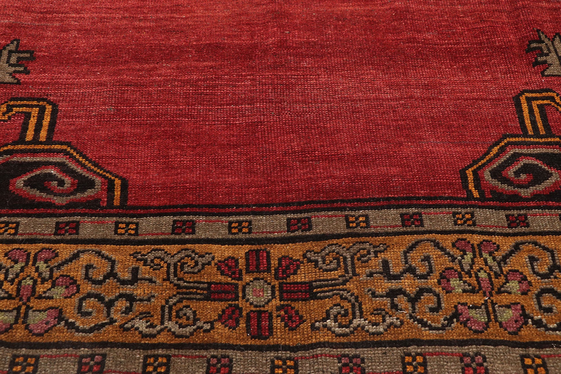 8 x 12 Vintage Turkish Oushak Rug 52117