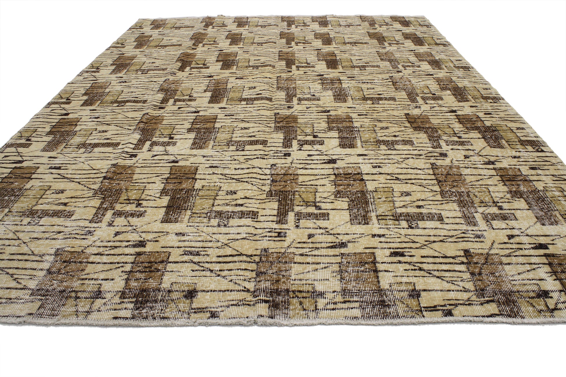 7 x 10 Zeki Muren Vintage Turkish Sivas Rug 52119