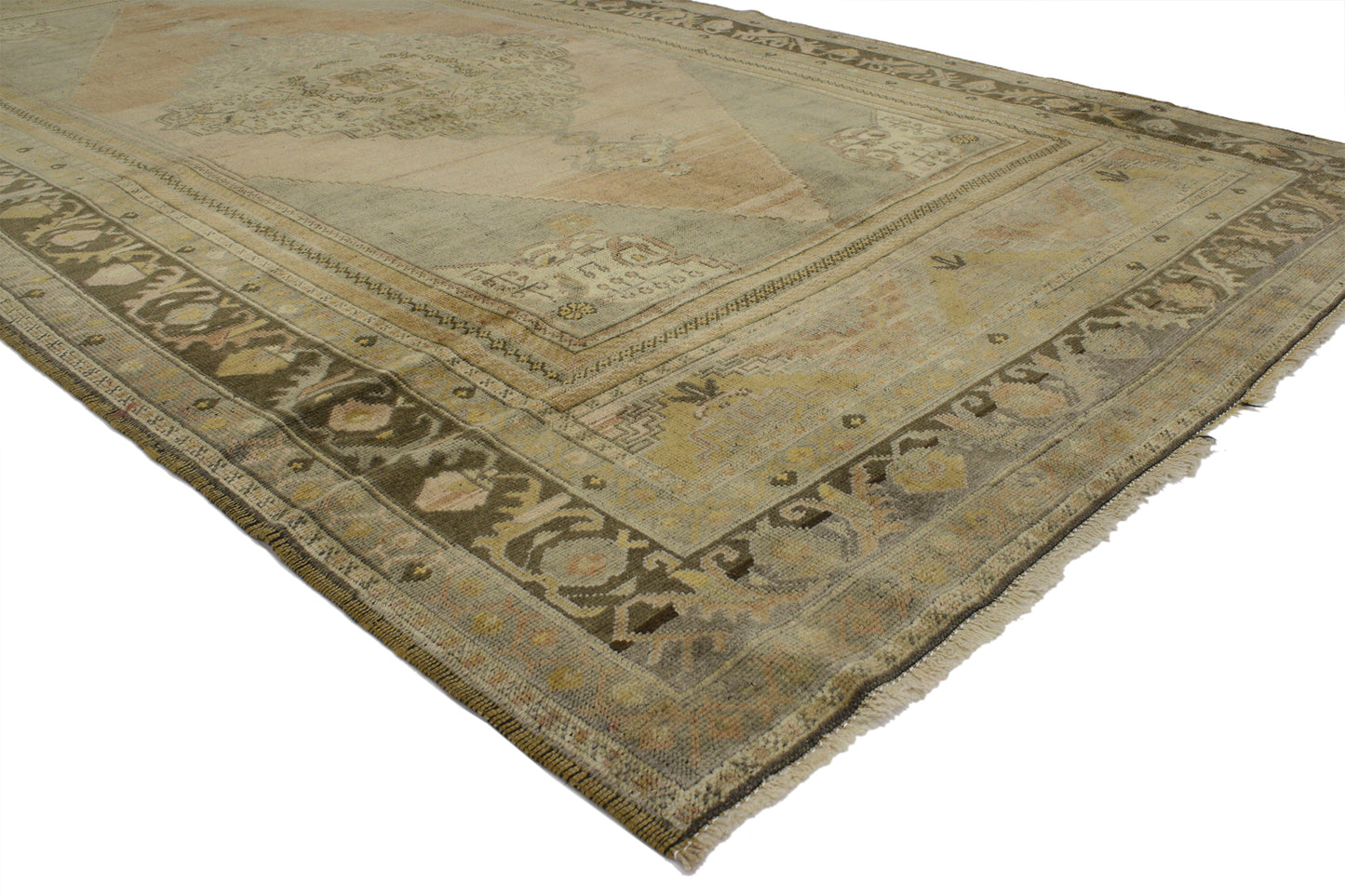 6 x 10 Vintage Oushak Rug 52124
