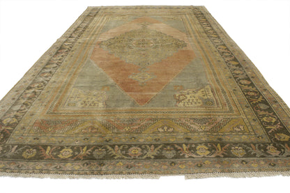 6 x 10 Vintage Oushak Rug 52124