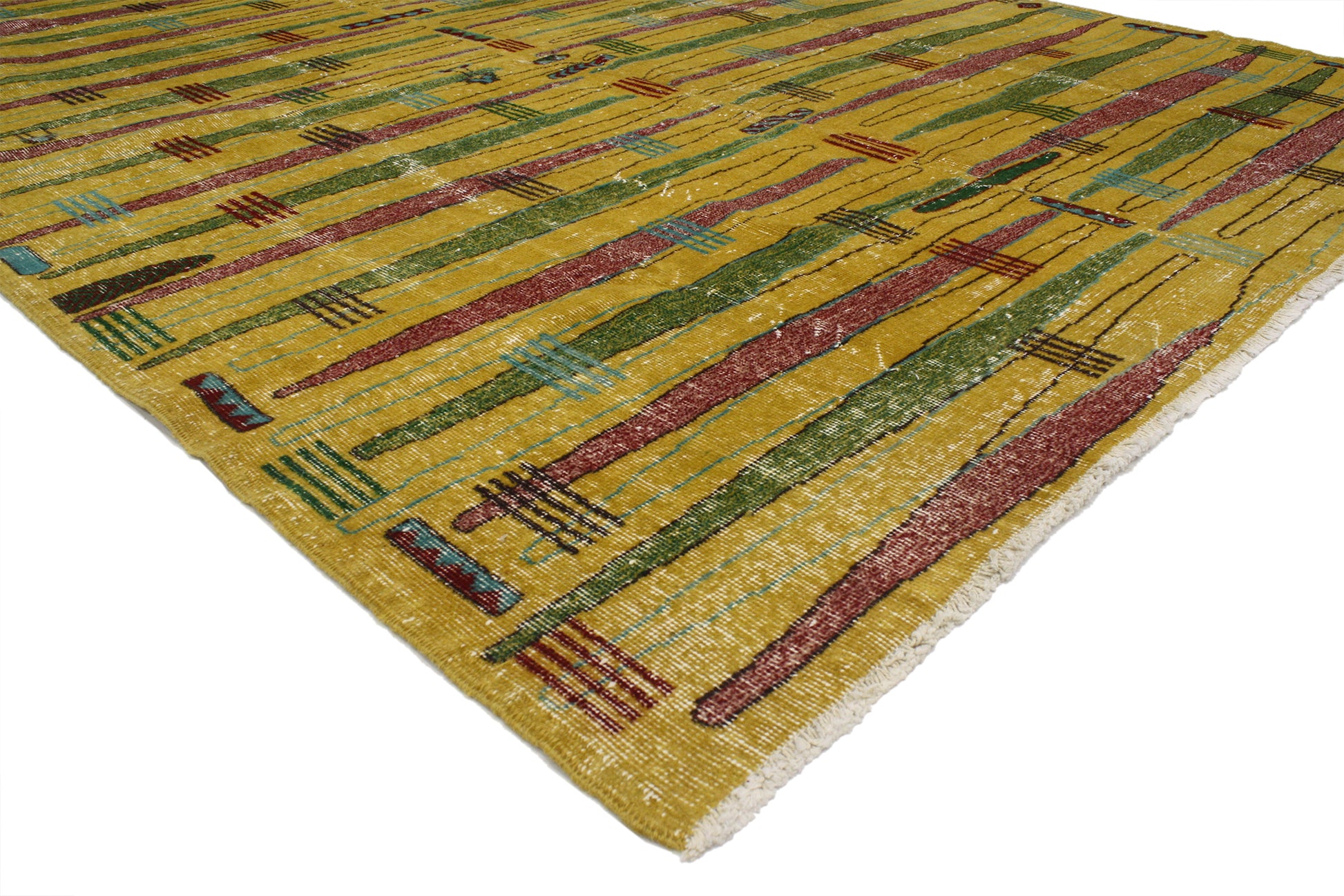 7 x 10 Vintage Turkish Sivas Rug 52125