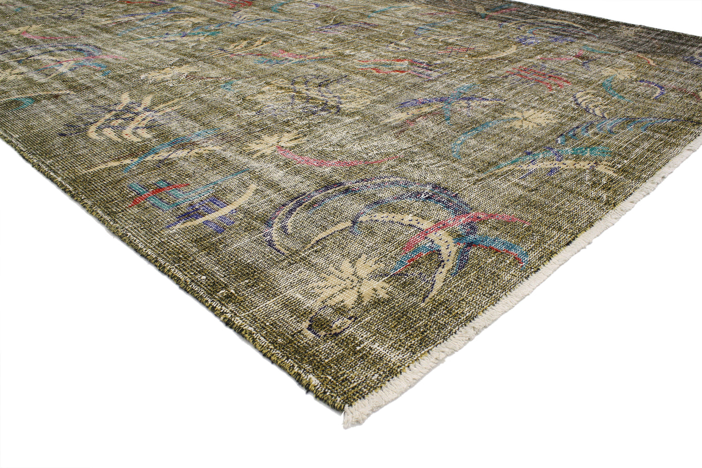 7 x 10 Vintage Turkish Sivas Rug 52126