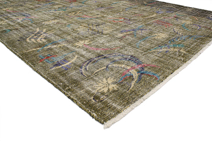 7 x 10 Vintage Turkish Sivas Rug 52126