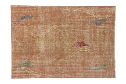 7 x 10 Zeki Muren Vintage Sivas Rug 52127