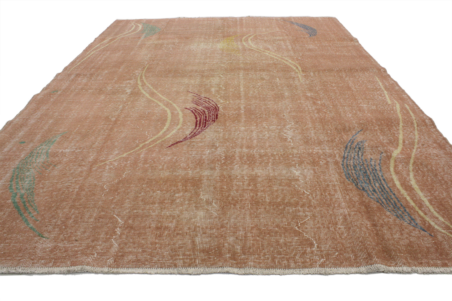 7 x 10 Zeki Muren Vintage Sivas Rug 52127