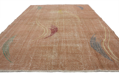 7 x 10 Zeki Muren Vintage Sivas Rug 52127