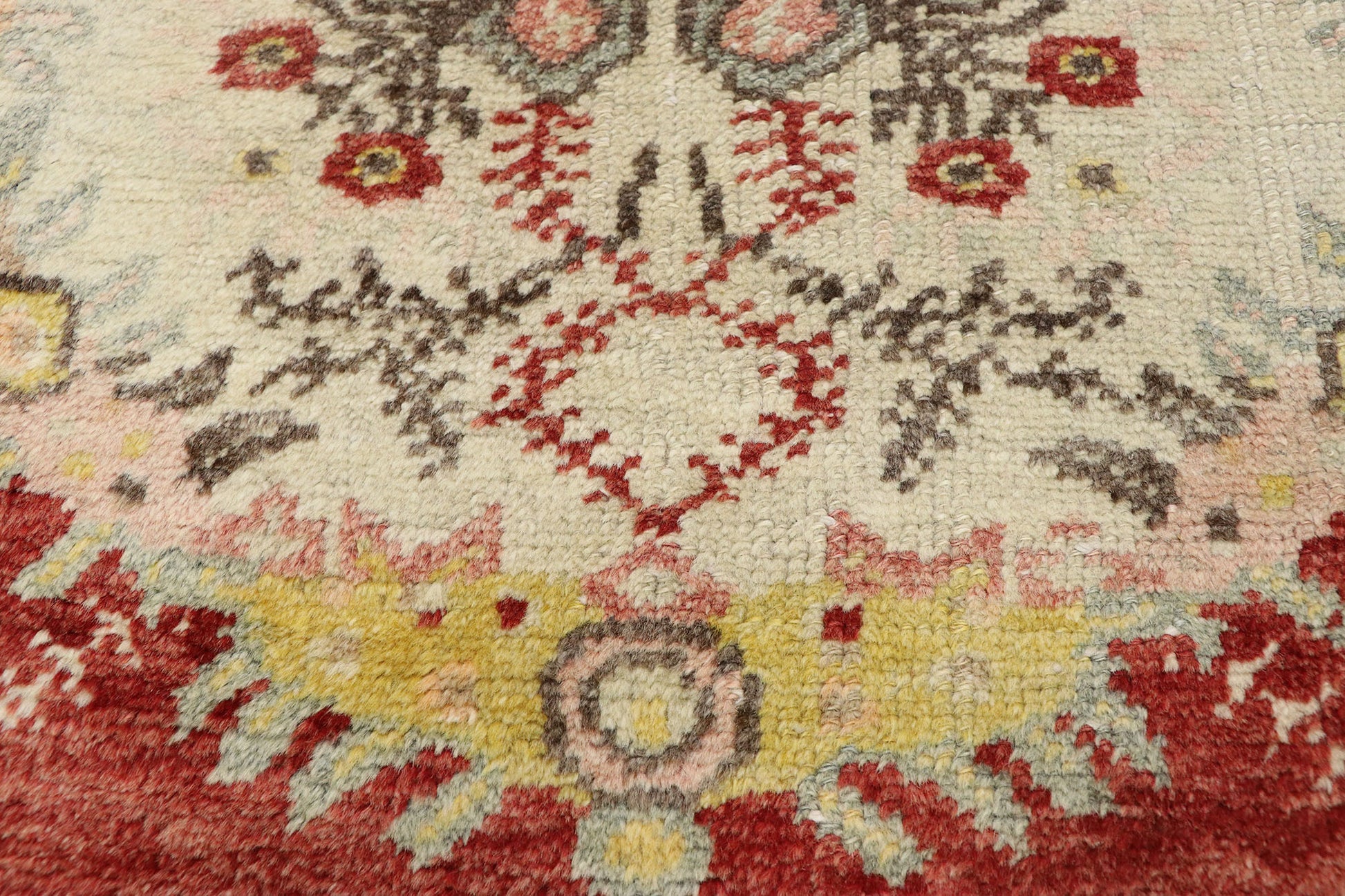 3 x 13 Vintage Turkish Oushak Runner 52129