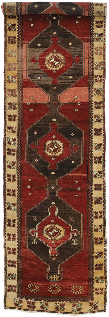4 x 15 Vintage Turkish Oushak Rug 52141