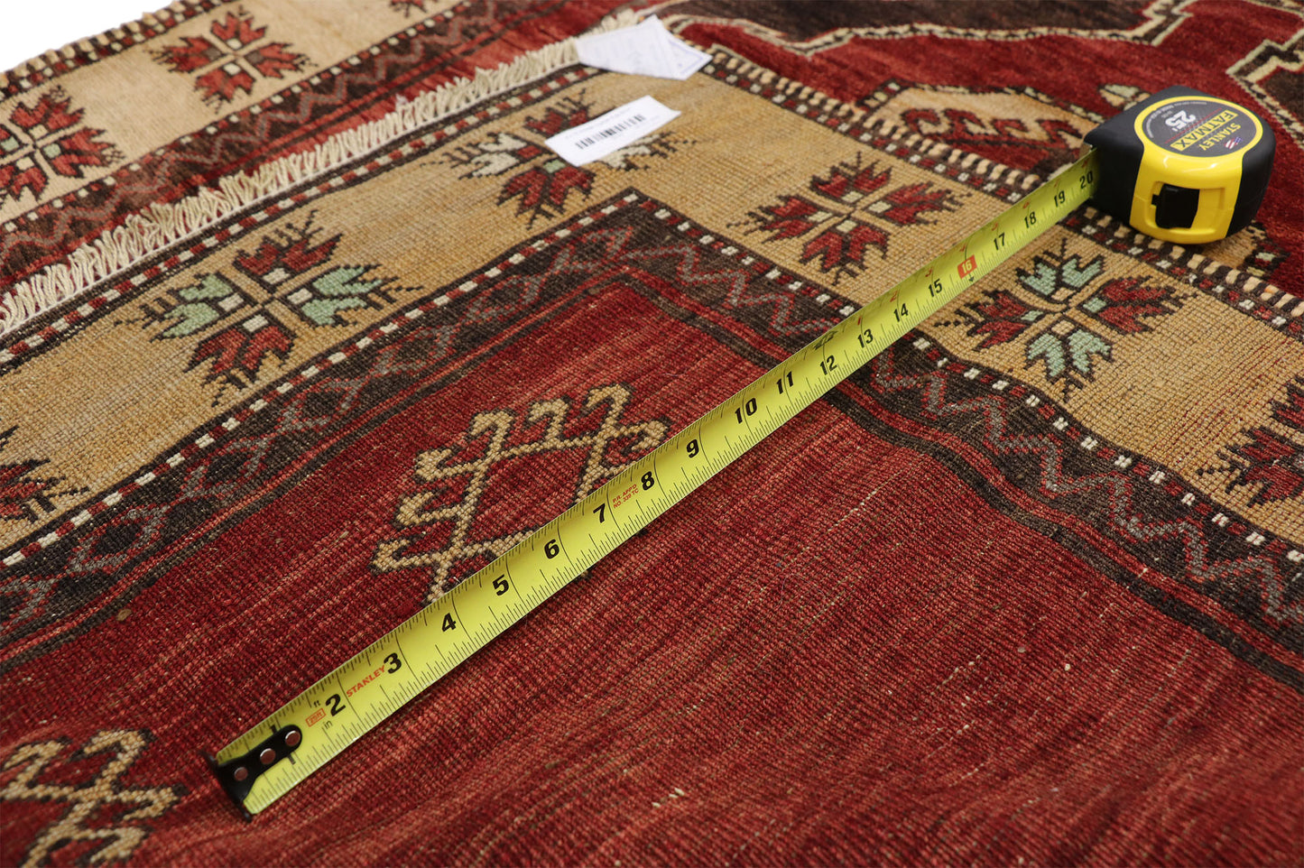 4 x 15 Vintage Turkish Oushak Rug 52141