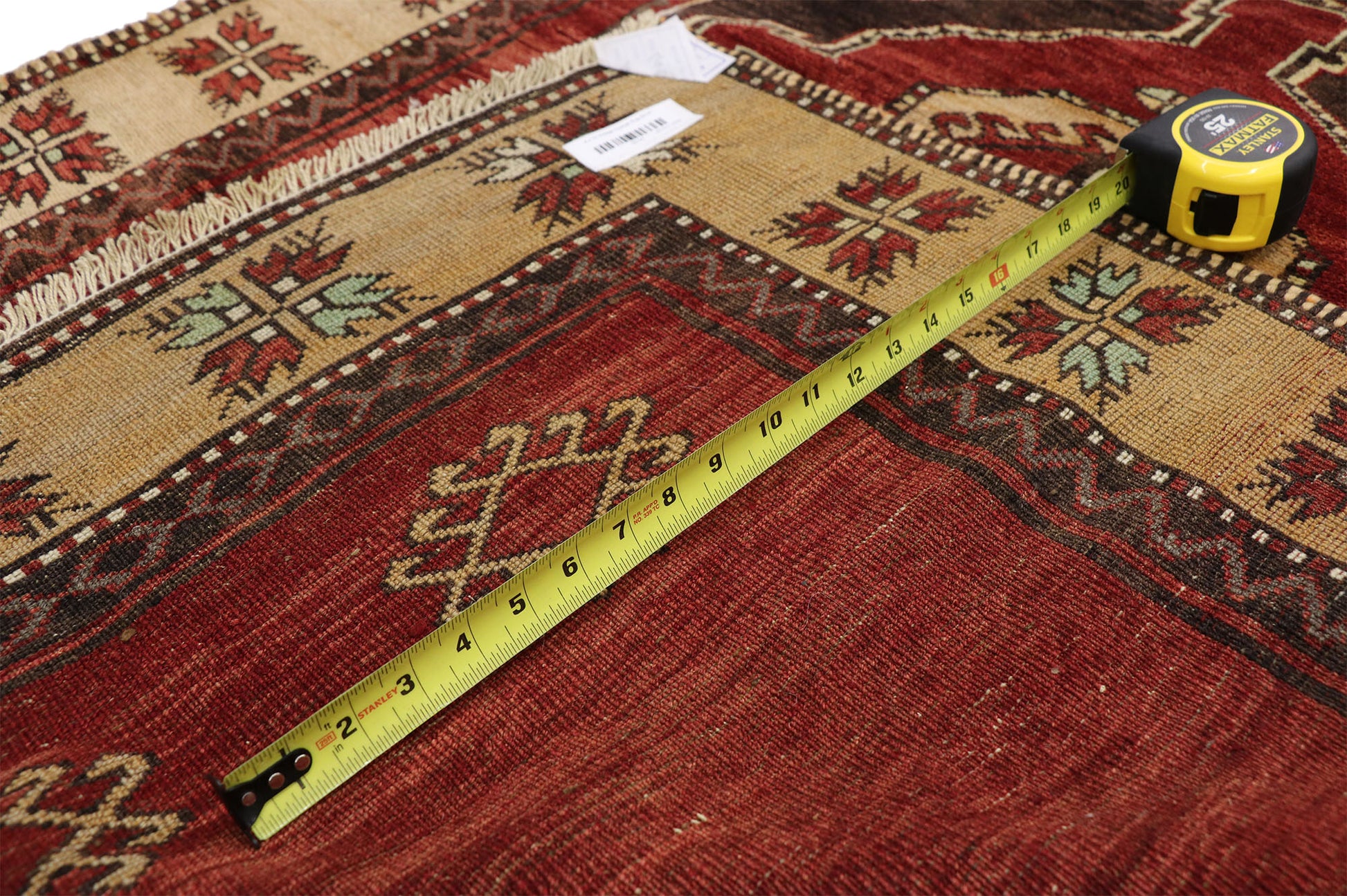 4 x 15 Vintage Turkish Oushak Rug 52141