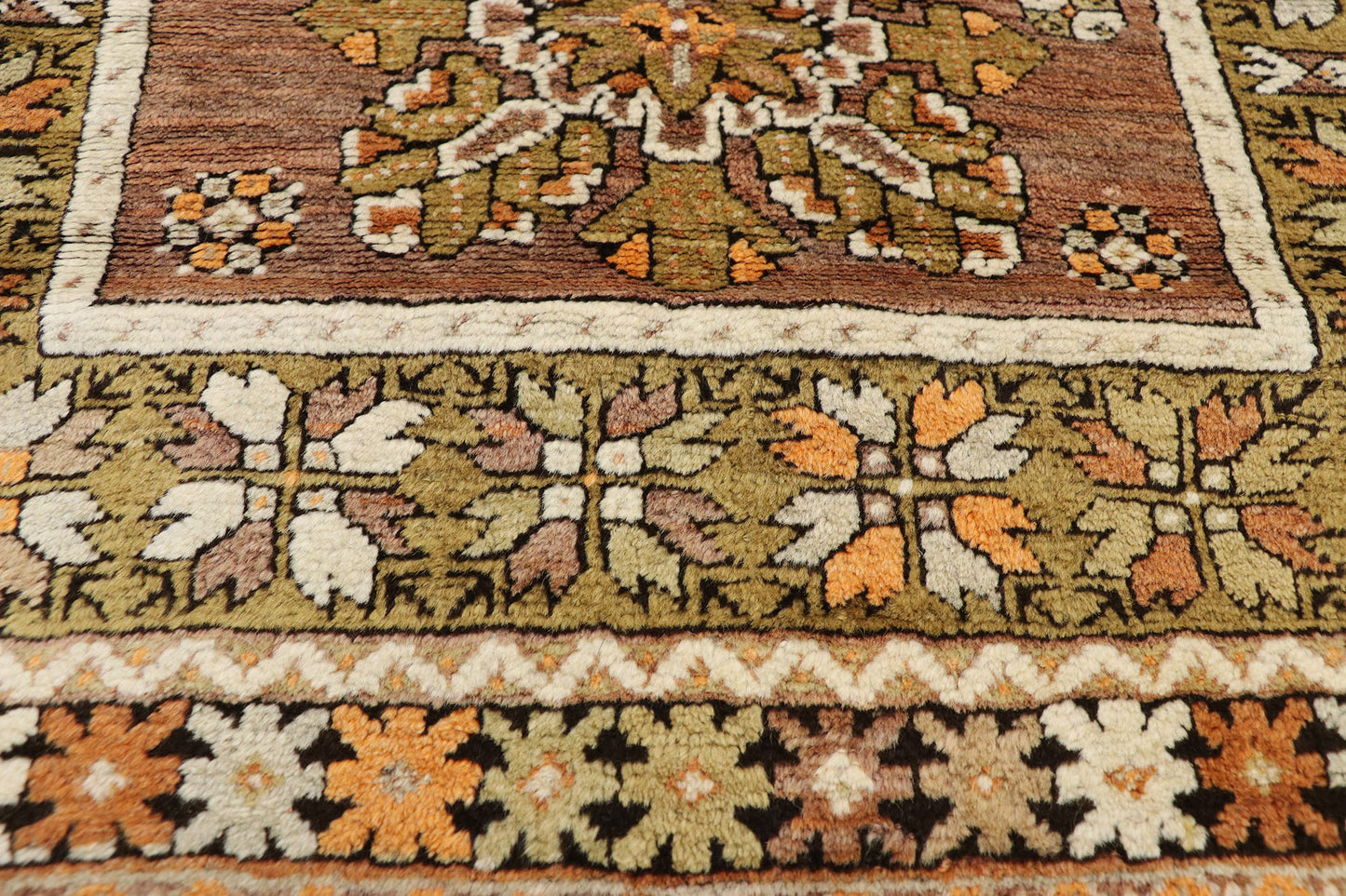 4 x 12 Vintage Turkish Oushak Rug 52142