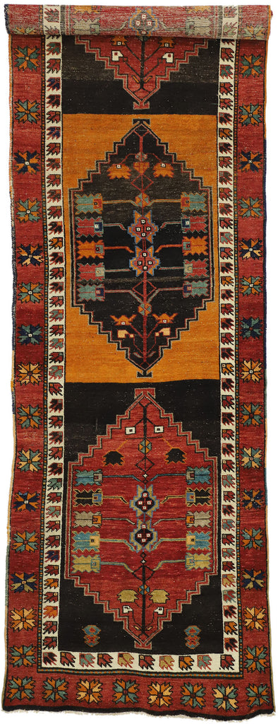 3 x 12 Vintage Turkish Oushak Rug 52145