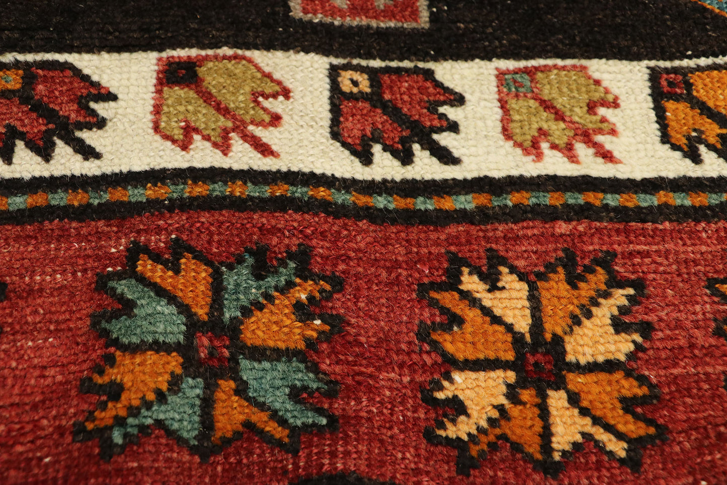 3 x 12 Vintage Turkish Oushak Rug 52145