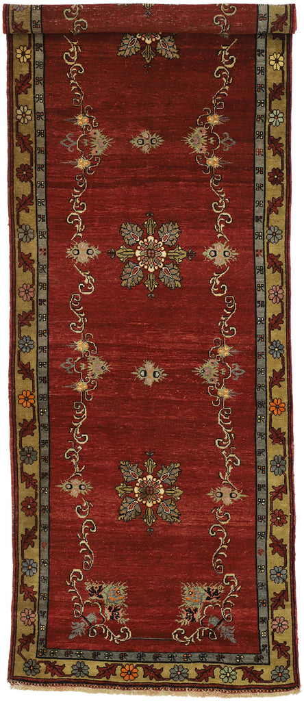 4 x 12 Vintage Turkish Oushak Rug 52147