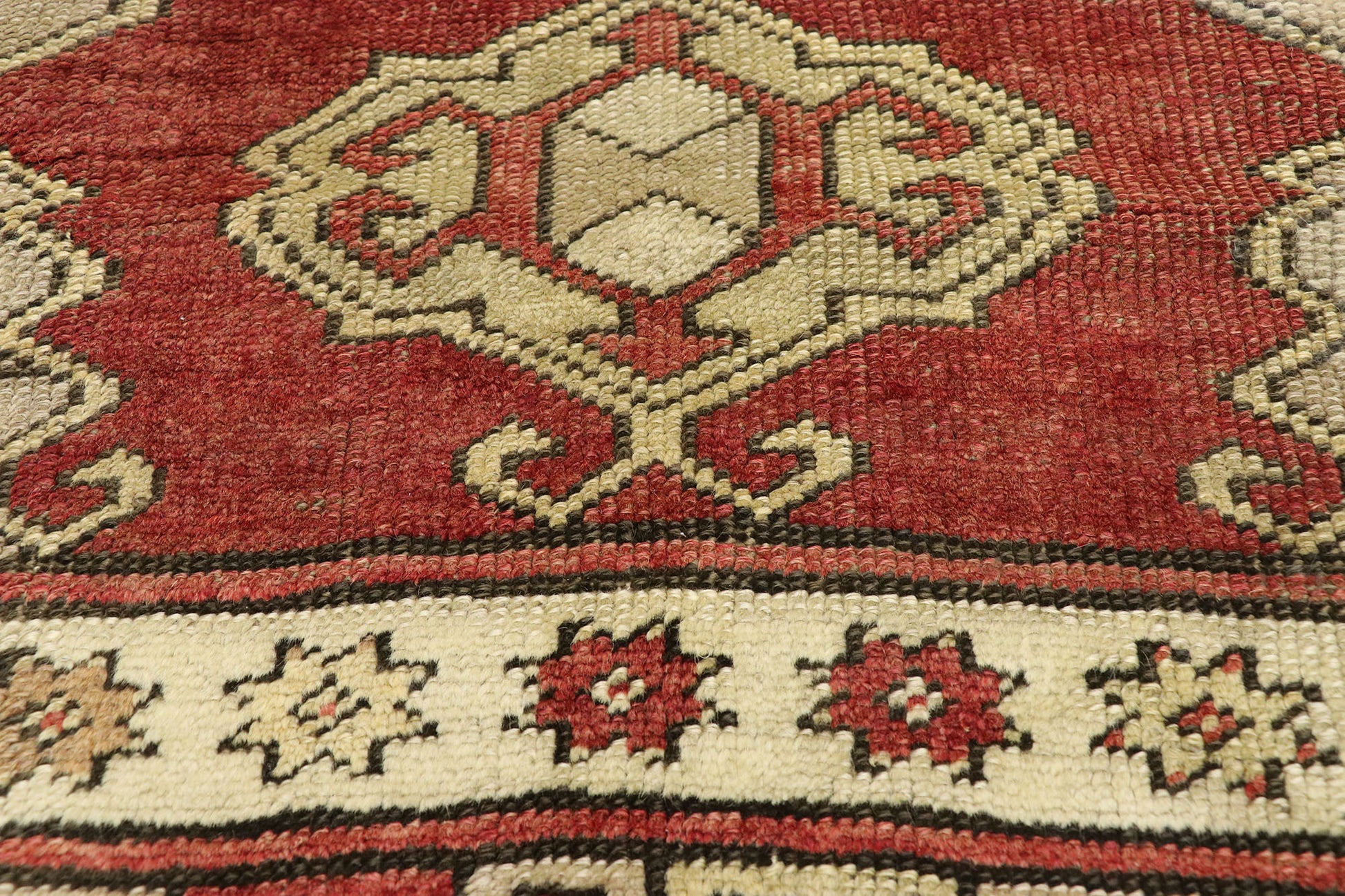 4 x 10 Vintage Turkish Oushak Runner 52148