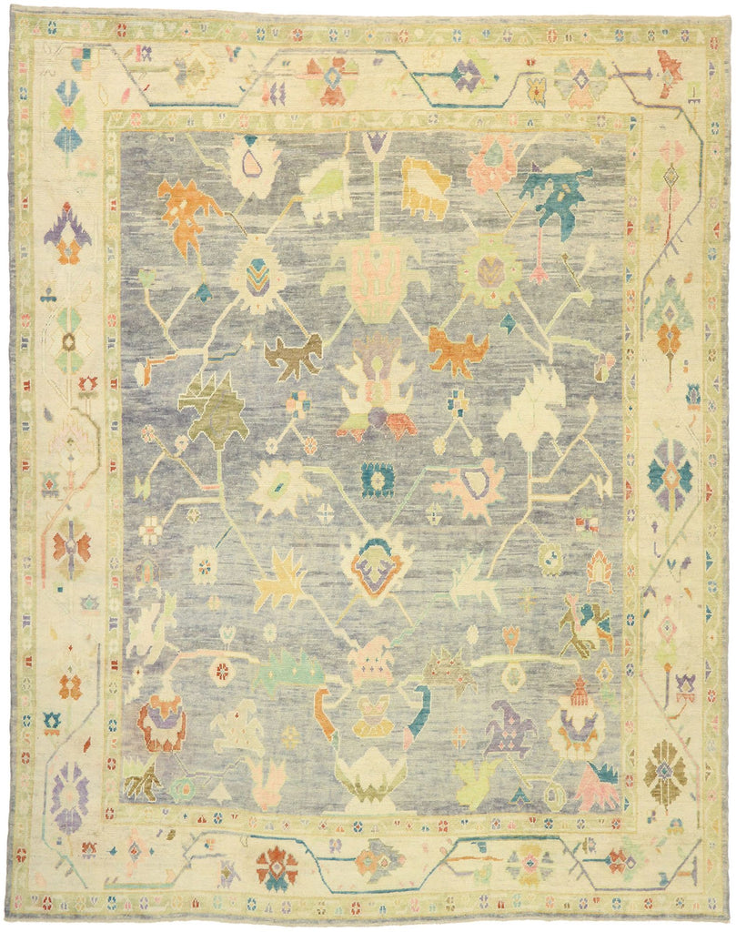 12 x 15 Contemporary Turkish Oushak Rug 52153