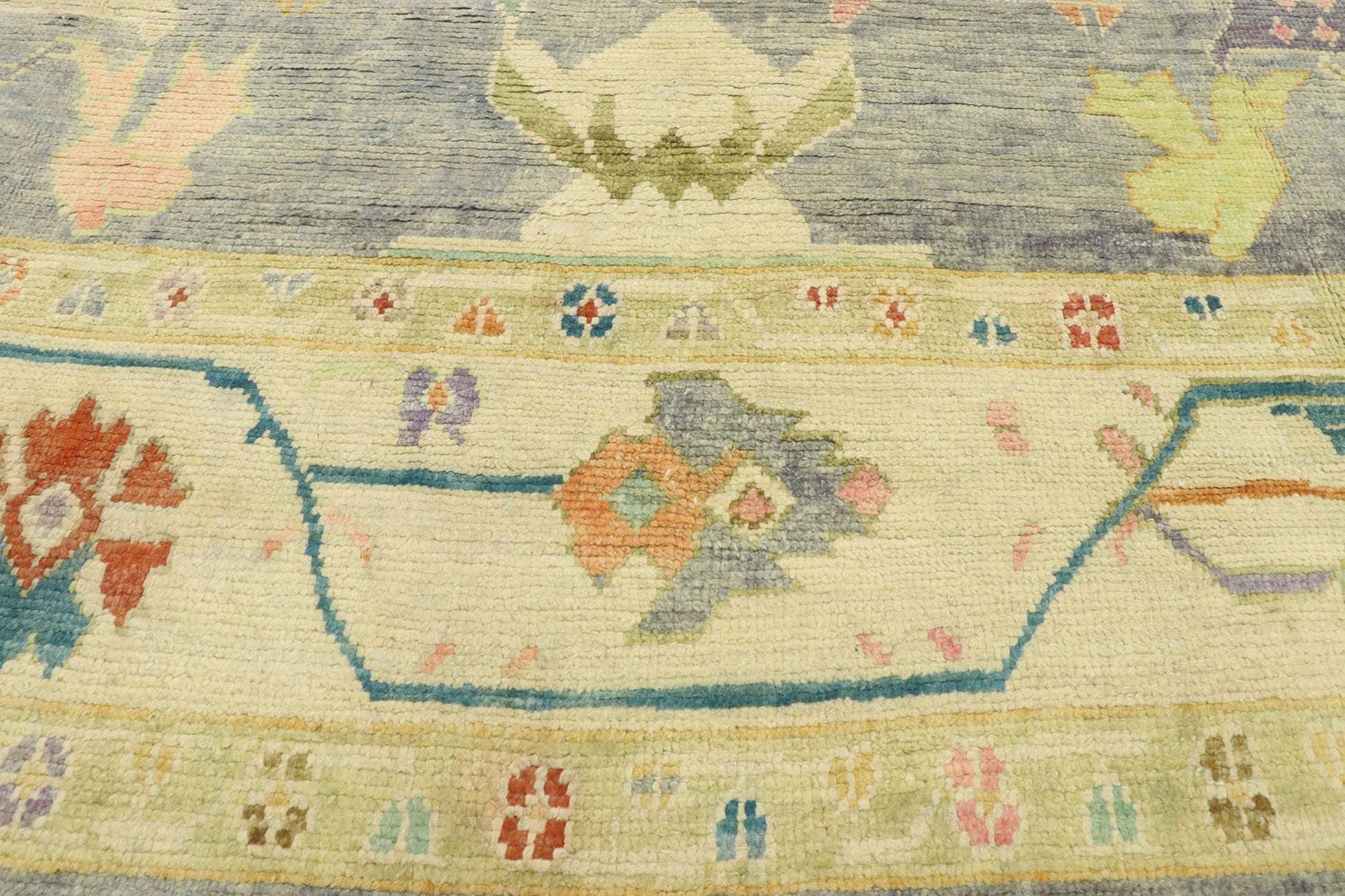 12 x 15 Contemporary Turkish Oushak Rug 52153