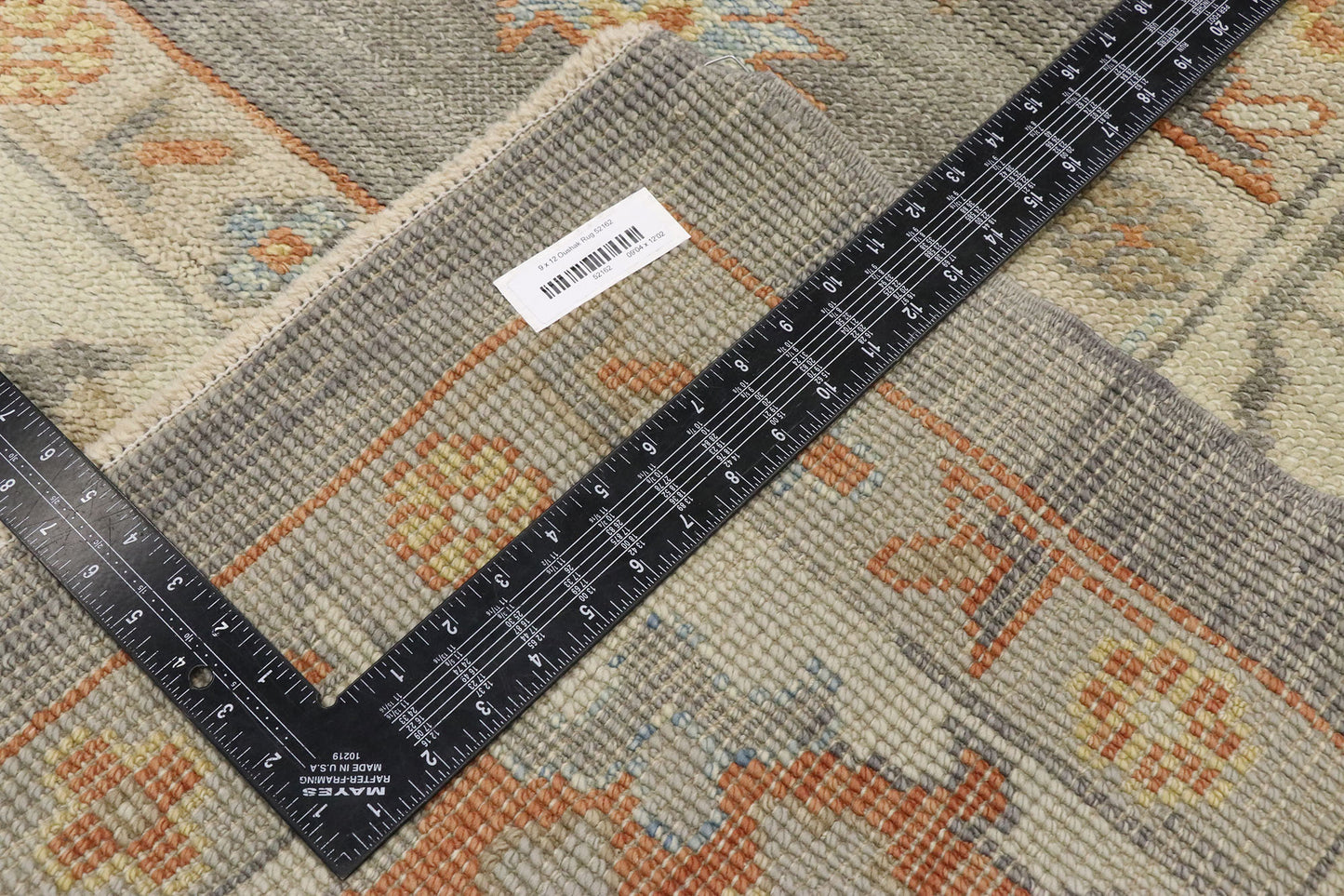 9 x 12 Modern Turkish Oushak Rug 52162