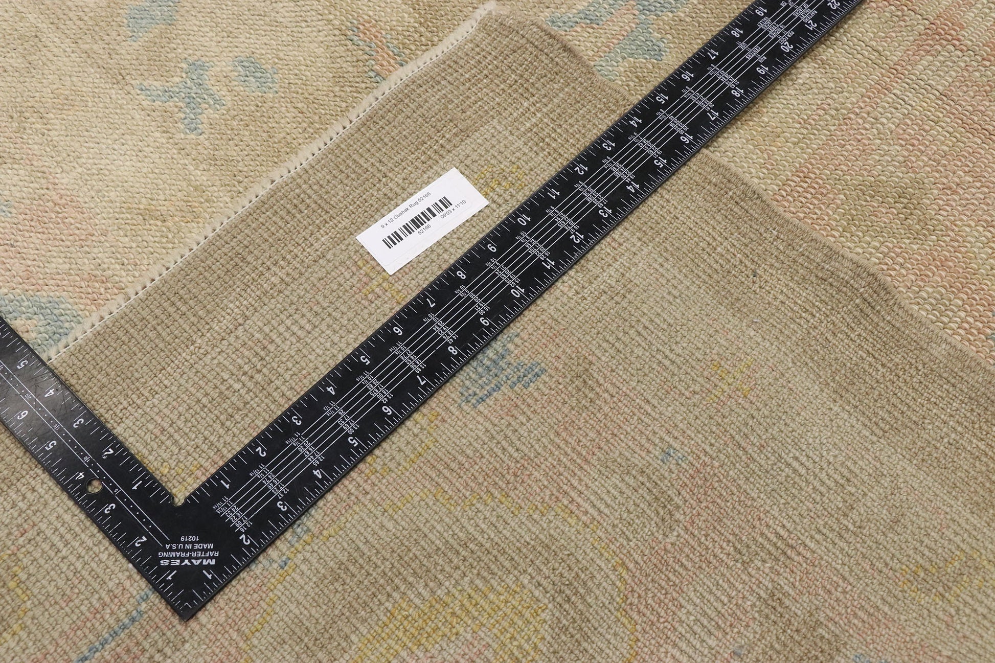 9 x 12 Contemporary Turkish Oushak Rug 52166