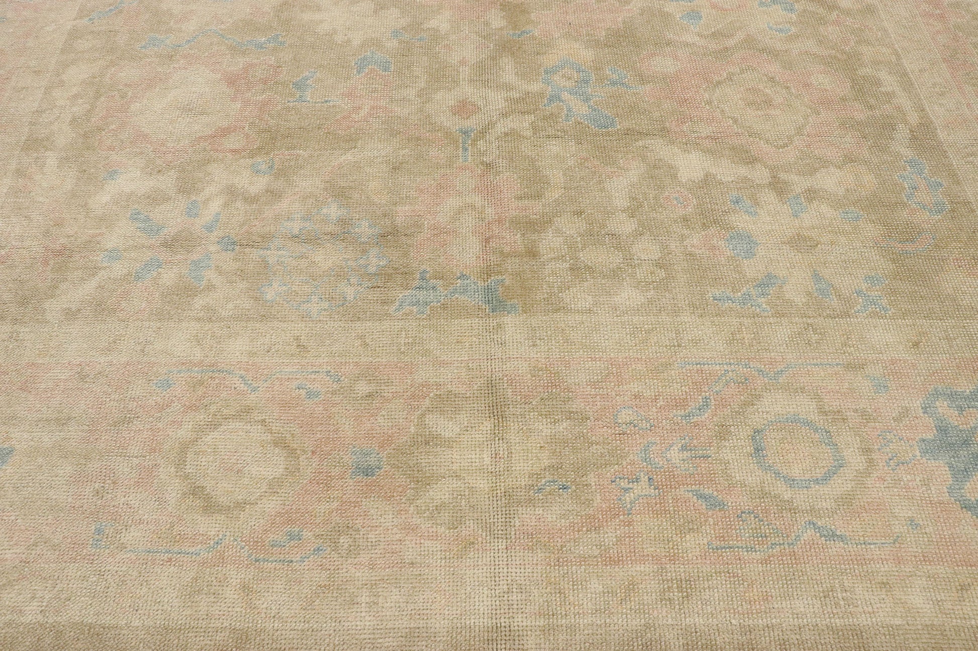 9 x 12 Contemporary Turkish Oushak Rug 52166
